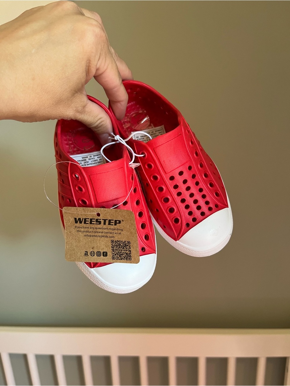 Weestep Red Slip-On Shoes Size 6 – NWT